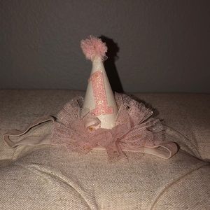 Mudpie 1st birthday hat